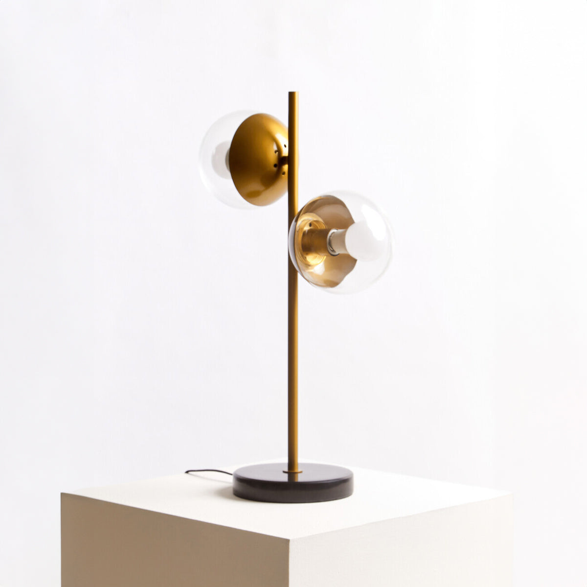 Revive Large Table Lamp with Black Marble Base