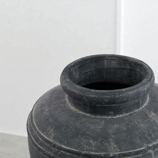 Amalfi Small Grey Water Pot