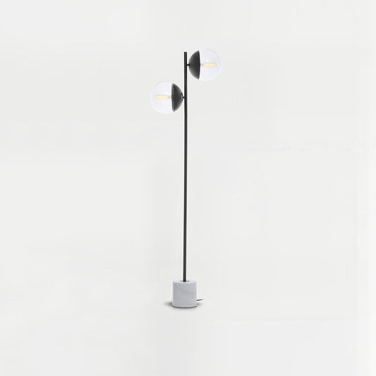 Revive Two Light Black Floor Lamp