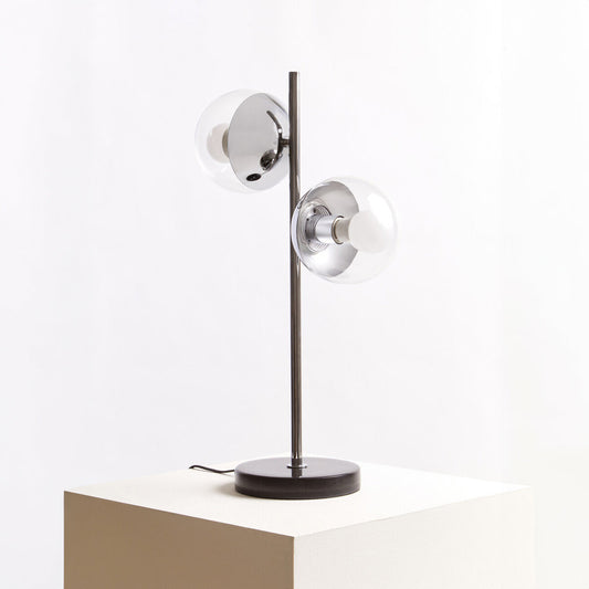 Revive Large Silver Finish Metal Table Lamp