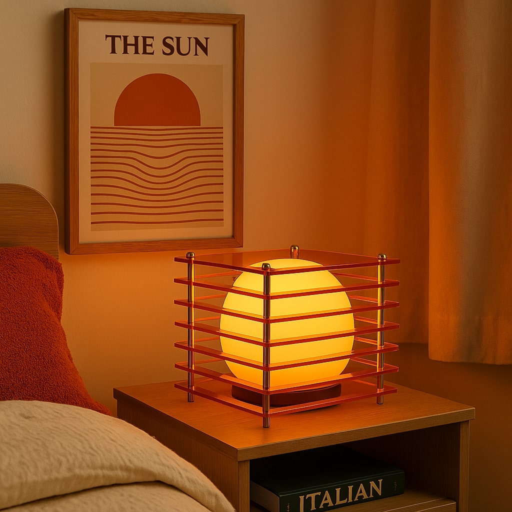 Aurora Halo Cube Lamp