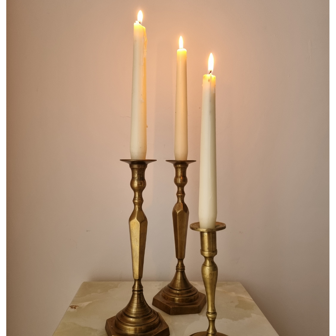 Threes A Crowd Candlesticks
