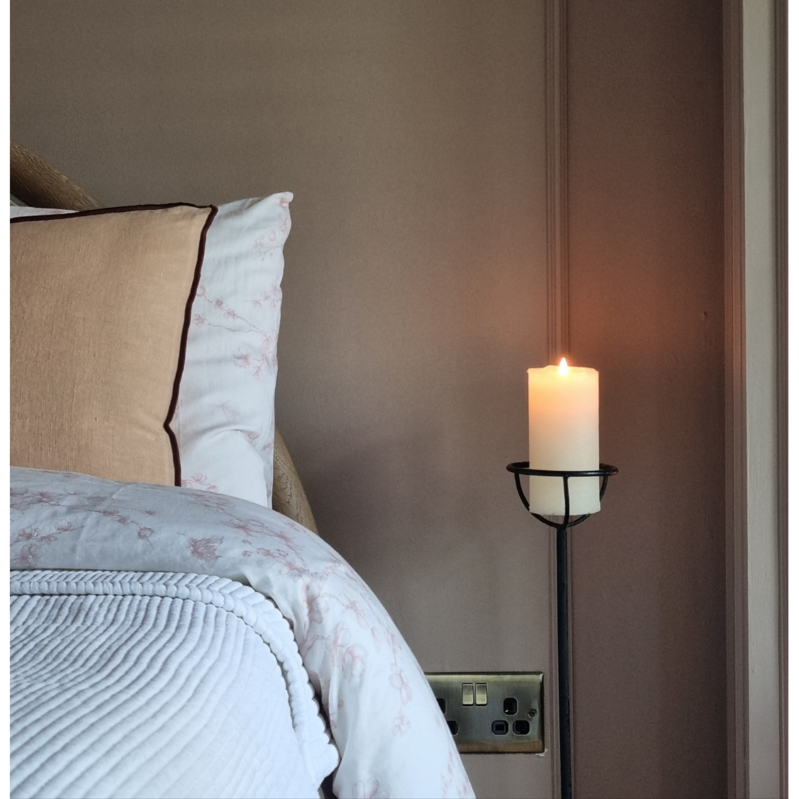 Cassien Wrought Iron Candlestick