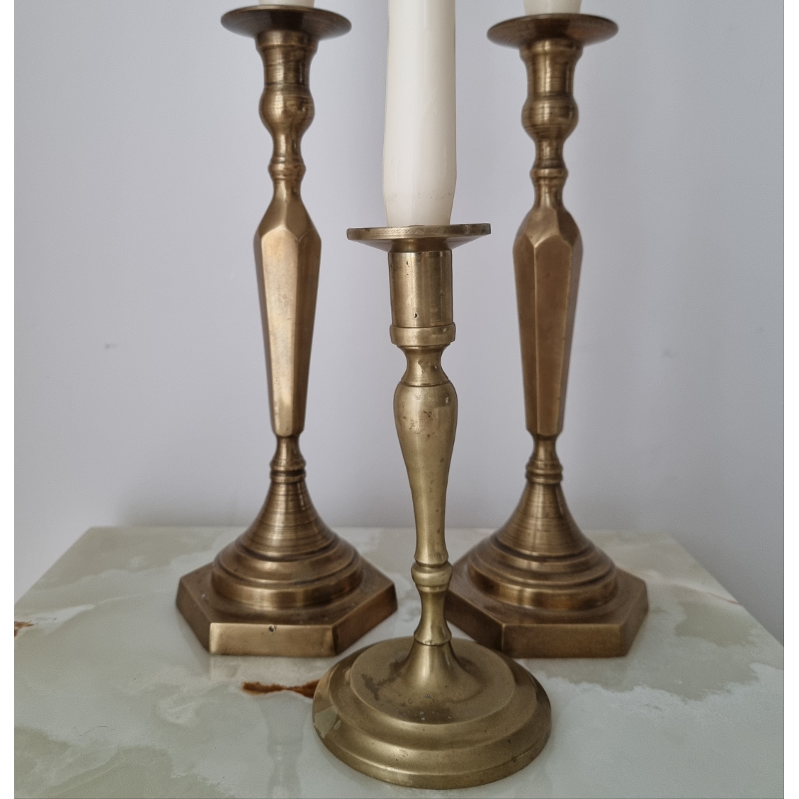 Threes A Crowd Candlesticks