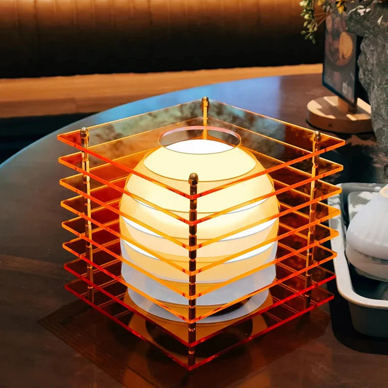 Aurora Halo Cube Lamp