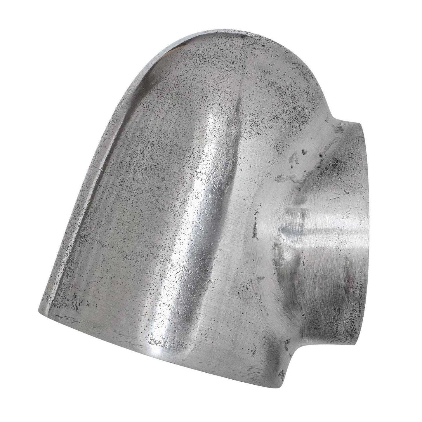 Hopton ~ Pewter Mast Down Light Solid Cast Wall Sconce