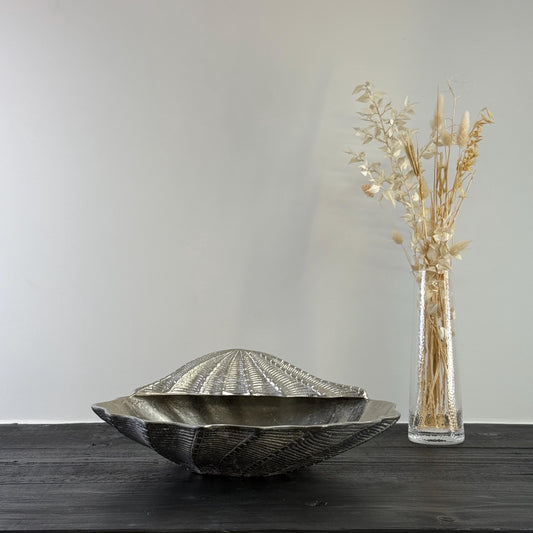 Clamshell Solid Champagne Ice Bucket