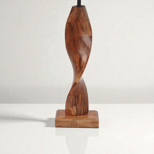 Imogen Brown Wooden Table Lamp