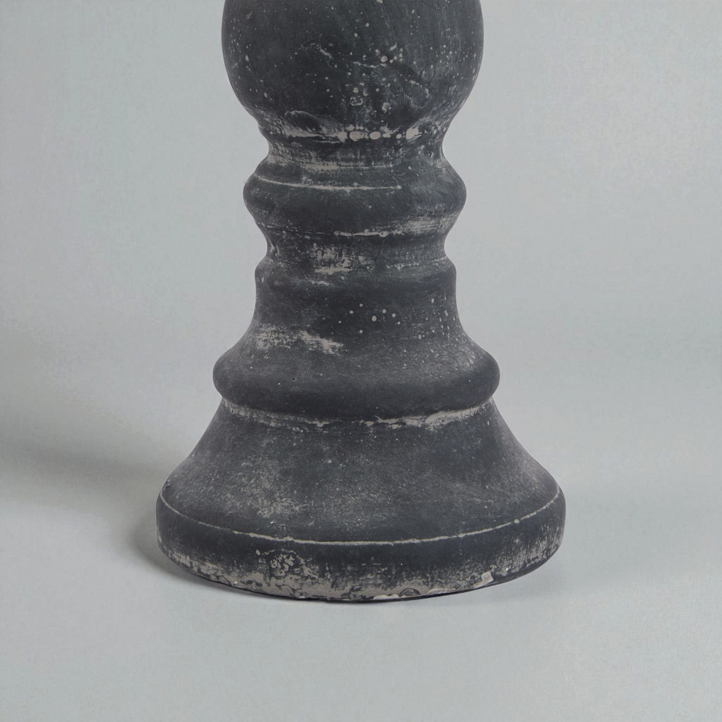 Amalfi Grey Column Candle Holder