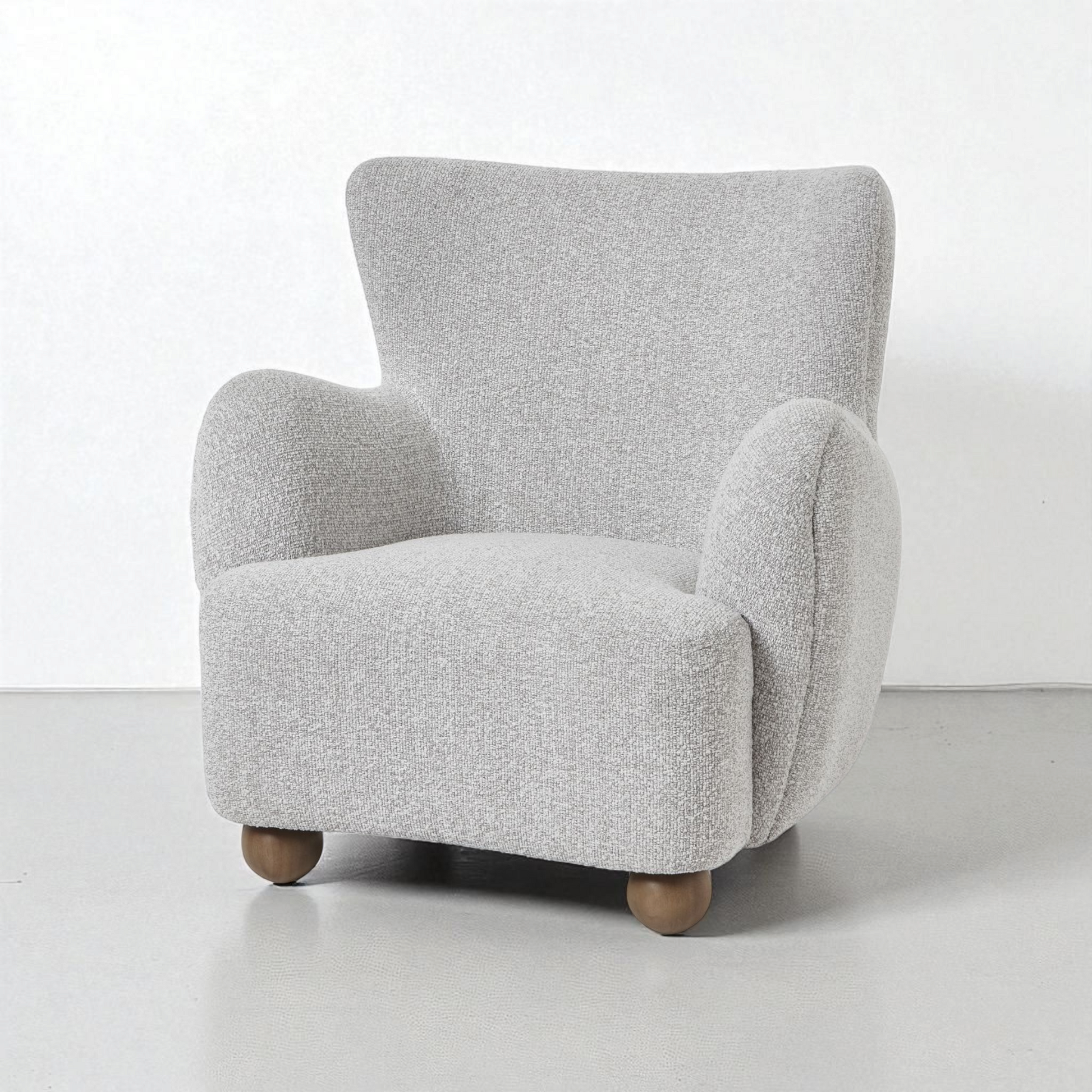 Greige Hui Large Arm Chair