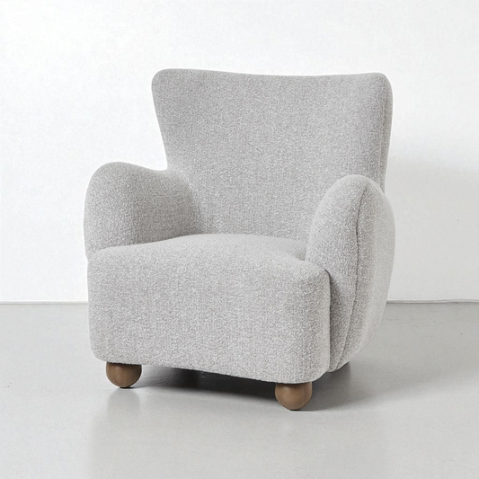 Greige Hui Large Arm Chair