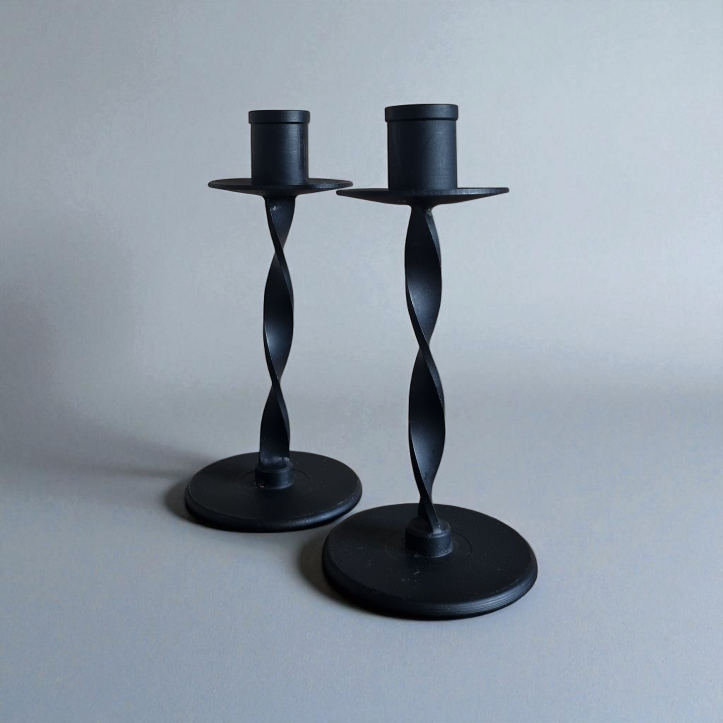 Swoosh Candle Holders Pair