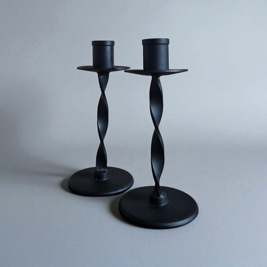 Swoosh Candle Holders Pair