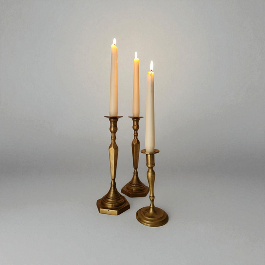 Threes A Crowd Candlesticks