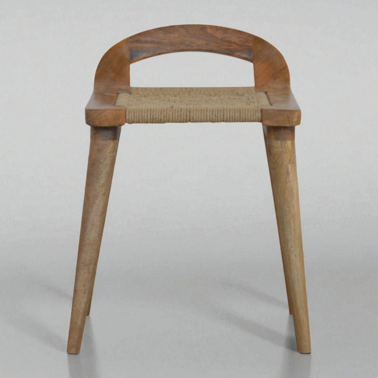 Woven Raised Back Stool