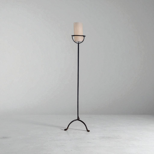 Cassien Wrought Iron Candlestick